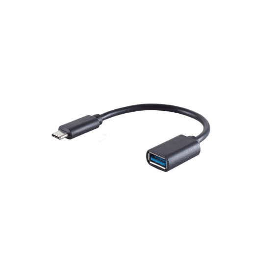 ShiverPeaks BS13-30009 - USB-A - USB-C - 0.1 m - Black