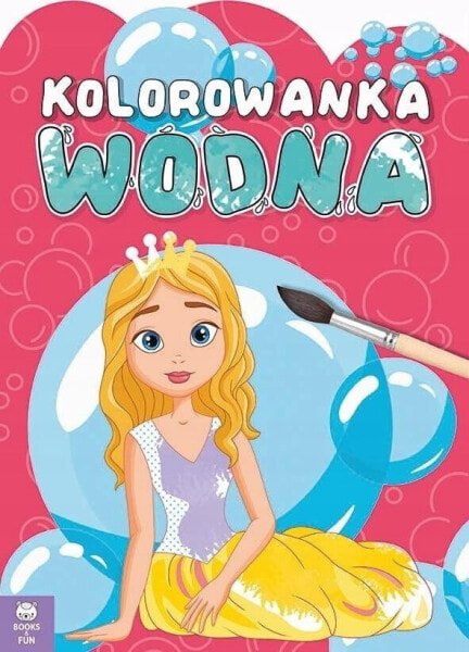 Books And Fun Książeczka Kolorowanka wodna królewny