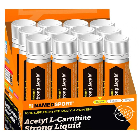 NAMED SPORT Acetyl L-Carnitine Strong Liquid 25ml 20 Units Neutral Flavour Vials Box