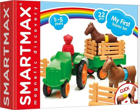 Детям > Игрушки-Конструкторы > IUVI Smart Max My First Tractor (365667) > Магнитные