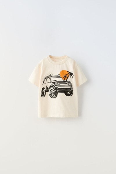 Embossed car t-shirt