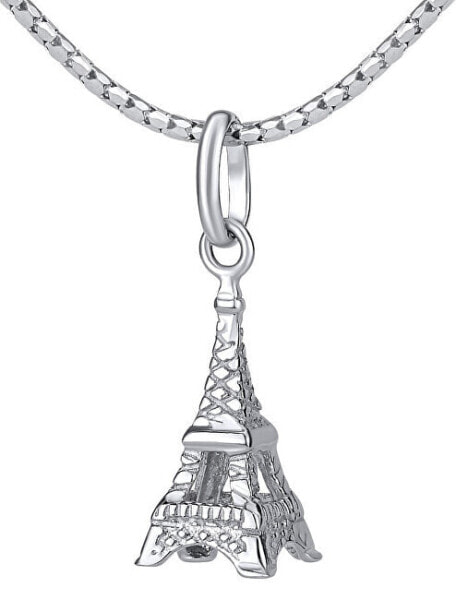 Silver pendant Eiffel Tower ZTJP43502