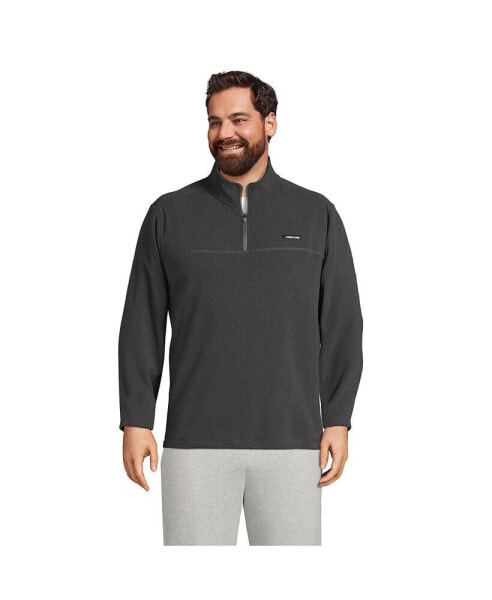 Big & Tall Fleece Quarter Zip Pullover Jacket