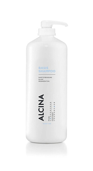 ALCINA Basic Shampoo - Mild Creamy Shampoo for Nourished, Shiny Hair - 1 x 1250 ml