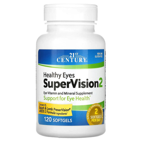 Витамины для здоровья глаз 21st Century Healthy Eyes SuperVision2, 120 капсул