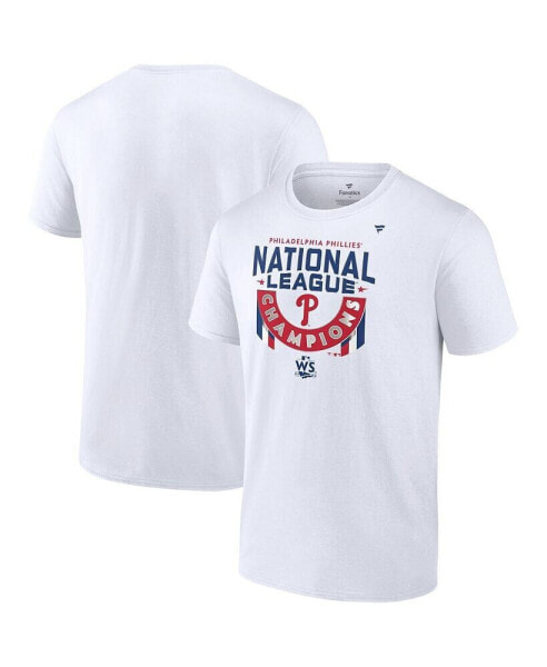 Men's White Philadelphia Phillies 2022 National League Champions Locker Room Big and Tall T-shirt