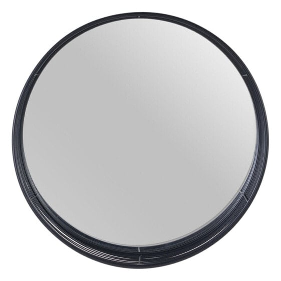 Настенное зеркало 60,5 x 15,5 x 60,5 cm Чёрный Металл