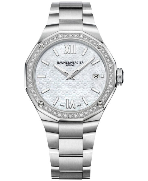 Наручные часы Guess Analog Silver-Tone Stainless Steel Watch 38mm.