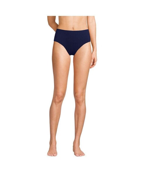 Women's Chlorine Resistant Mid Rise Classic Bikini Bottoms