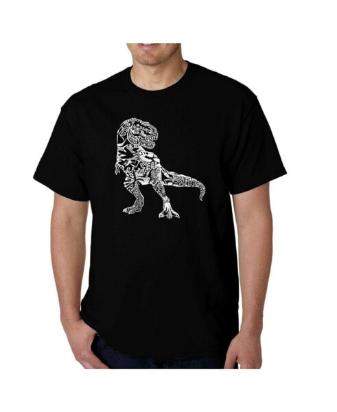 Mens Word Art T-Shirt - Dinosaur