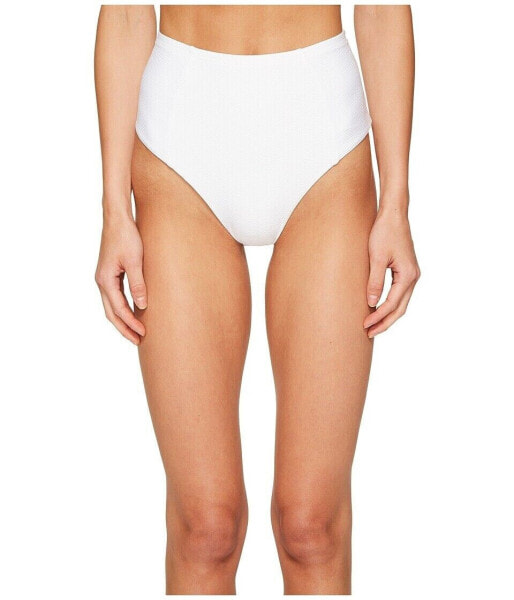 onia Women's 174348 Leah Bikini Bottom Textured White Swimwear Size S