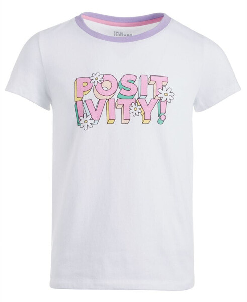 Big Girls Positivity Graphic T-Shirt, Created for Macy's