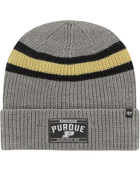 Men's Charcoal Purdue Boilermakers Penobscot Cuffed Knit Hat