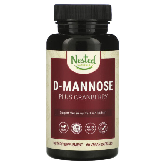 D-Mannose Plus Cranberry, 60 Vegan Capsules