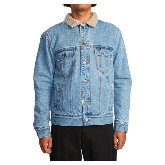 Куртка джинсовая с подкладкой из меха RVCA Waylon