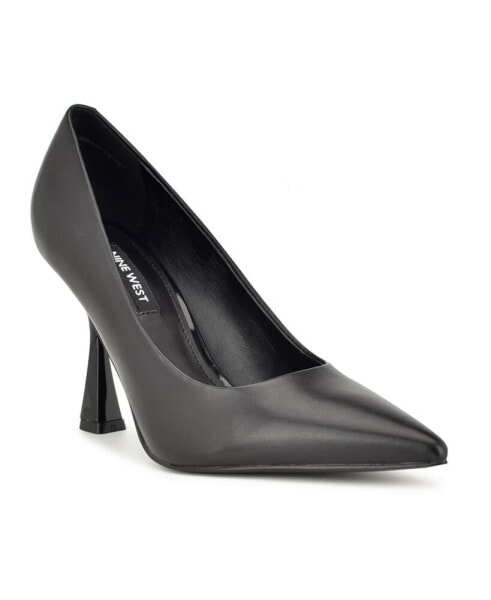 Women's Ravens Pointy Toe Tapered Heel Dress Pumps