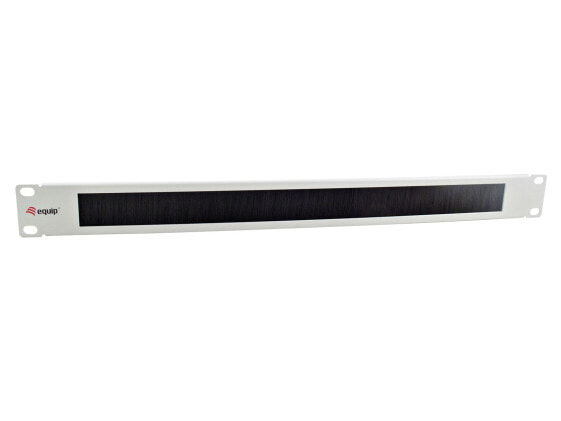 Equip 19" Brush Panel - Light Grey (RAL 7035) - Brush panel - Grey - Steel - 1U - China - 92 mm