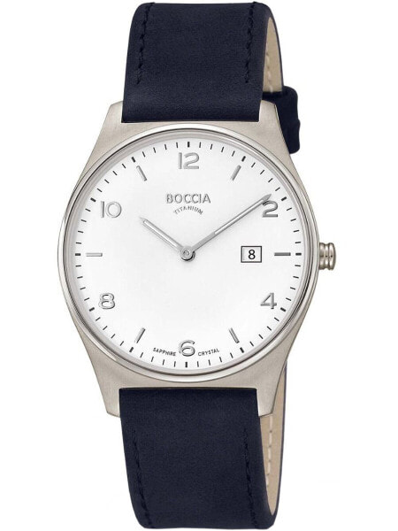 Часы и аксессуары Boccia Мужские наручные часы Титан 38 мм 5ATM