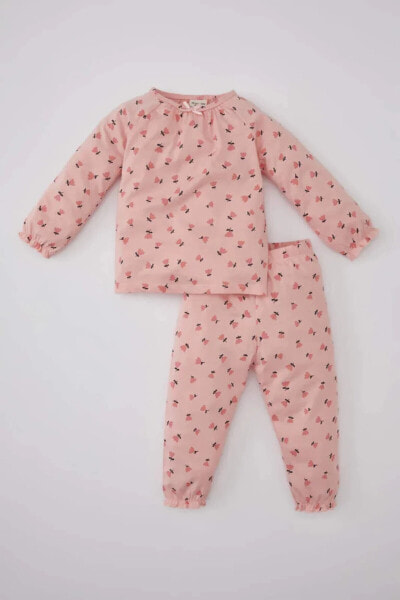 Детский пижама-костюм "С цветочным узором" от defacto