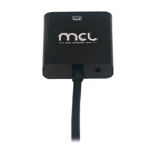 MCL Samar MCL CG-288C - VGA (D-Sub) - HDMI Type C (Mini) - Male - Female - 1600 x 1200 pixels - Black