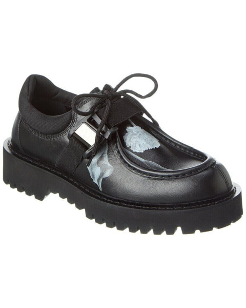 Valentino Leather Derby Shoe Men's