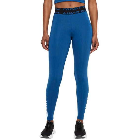 NIKE Pro Dri Fit Mid Rise Graphic Tight