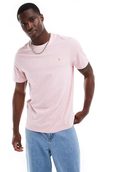 Farah danny short sleeve t-shirt in pink