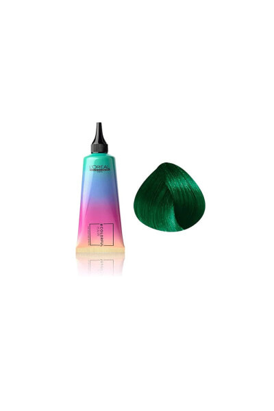 Краска для волос L'Oreal Professionnel Paris Colorful Hair Iced Mint Yeşil Canlı Göz Alıcı Yarı Kalıcı Saç Boyası 90 мл