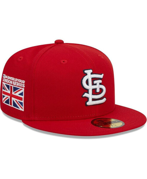 Men's Red St. Louis Cardinals 2023 MLB World Tour: London Series Flag 59FIFTY Fitted Hat