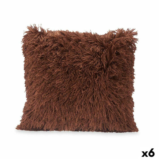 Подушка коричневая Gift Decor Cushion Brown Cotton Polyester 45 x 2 x 45 cm (6 штук)