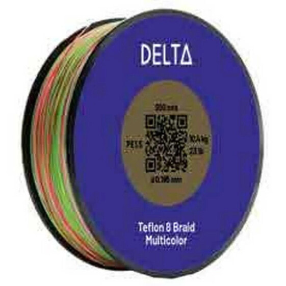 Плетеный шнур для рыбалки Delta Teflon 8 Braid 1000 м Многоразовый