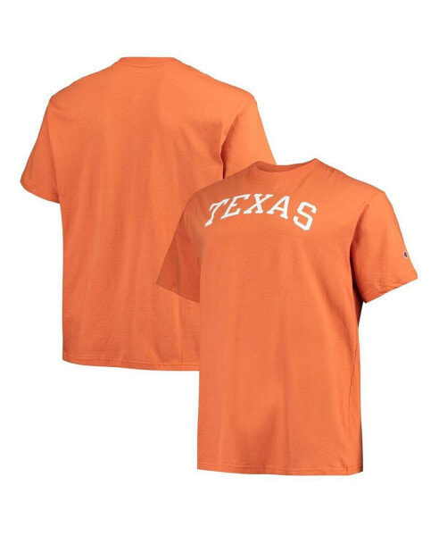 Men's Texas Orange Texas Longhorns Big and Tall Arch Team Logo T-shirt