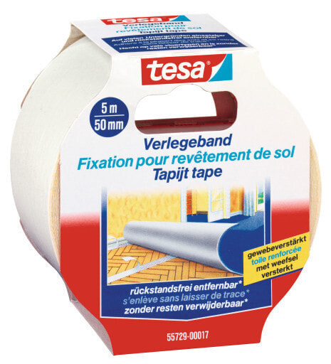 Tesa 55729 - White - Fastening - PVC - 5 m - 50 mm