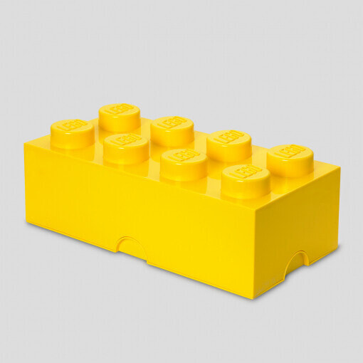 Хранилище LEGO ROOM COPENHAGEN BRICK 8 - Желтый - Полипропилен (PP) - 500 мм - 250 мм - 180 мм