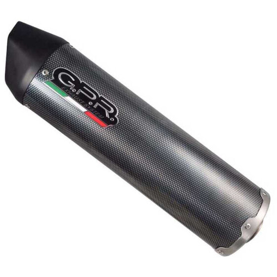 GPR EXHAUST SYSTEMS Furore Poppy Moto Guzzi Stelvio 1200 8V 11-17 Ref:GU.31.FUPO Homologated Oval Muffler