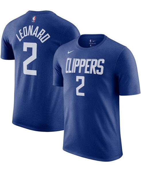 Men's Kawhi Leonard Royal La Clippers Name & Number T-shirt