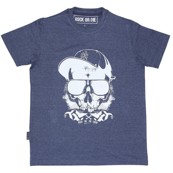 ROCK OR DIE Skull Crew short sleeve T-shirt