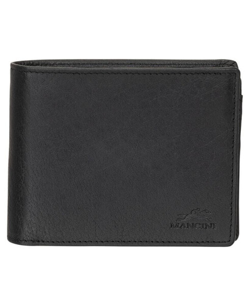 Men's Buffalo RFID Secure Center Wing Billfold Wallet