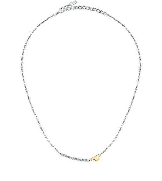 Колье Trussardi T-Logo Zirconia Bloom