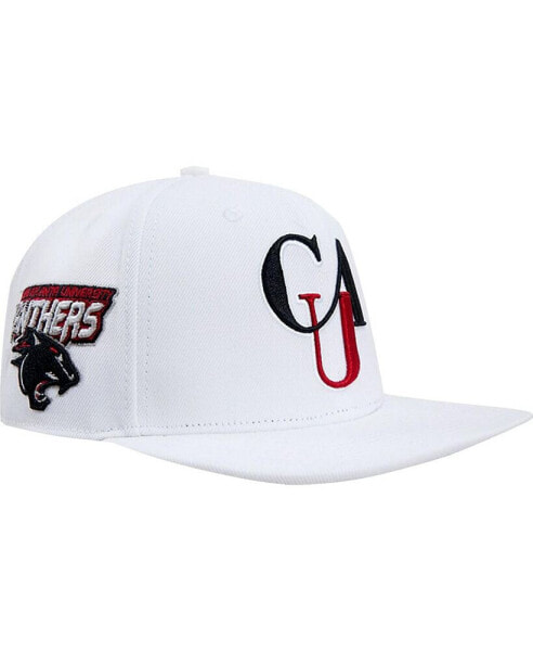 Men's White Clark Atlanta University Panthers Evergreen Wool Snapback Hat