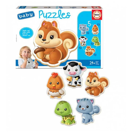 EDUCA BORRAS Baby Animals Puzzle