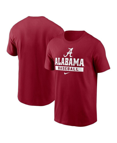 Men's Crimson Alabama Crimson Tide Baseball T-Shirt