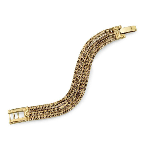 Gold-Tone Clasp Bracelet