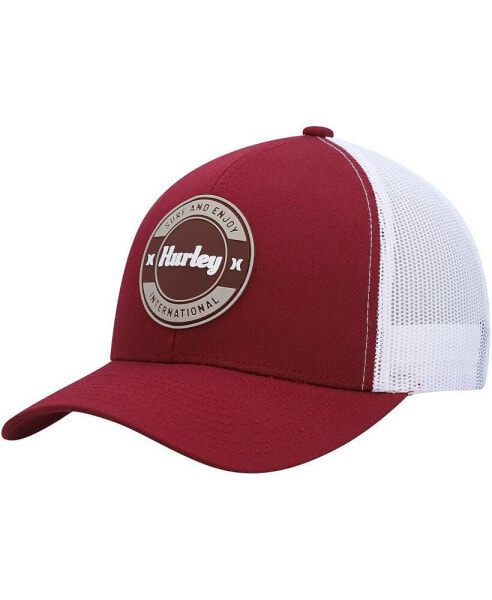 Men's Burgundy Offshore Trucker Snapback Hat