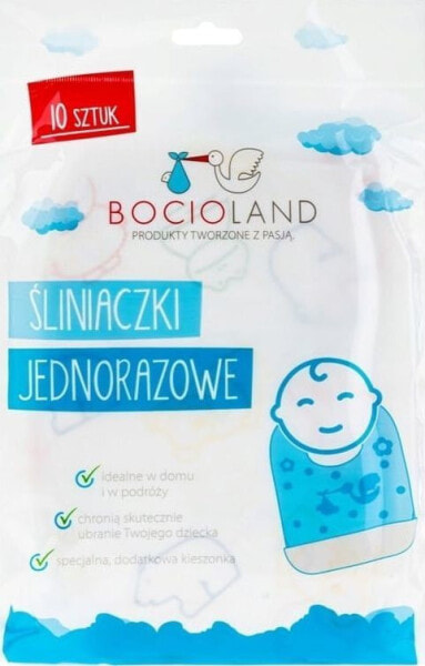 Bocioland Śliniaki jednorazowe 10szt. Bocioland