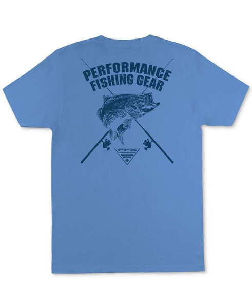 Men's Caster Performance Fishing Graphic T-Shirt