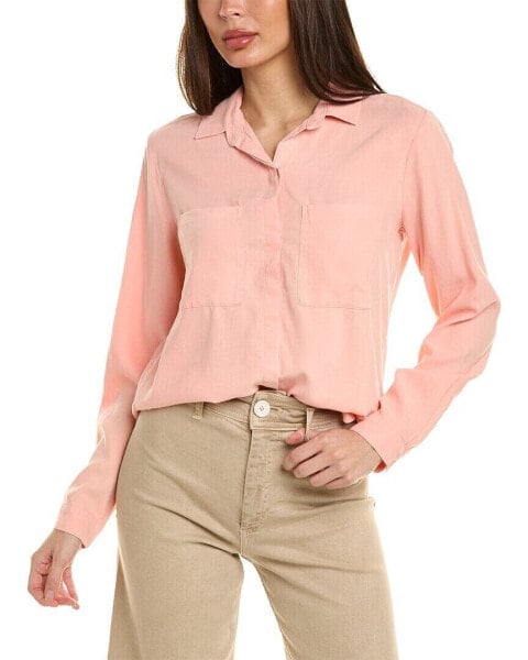 Bella Dahl Classic Shirt Women's Pink Xs