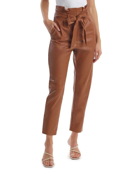 Commando Faux Leather Paperbag Pants - SLG451