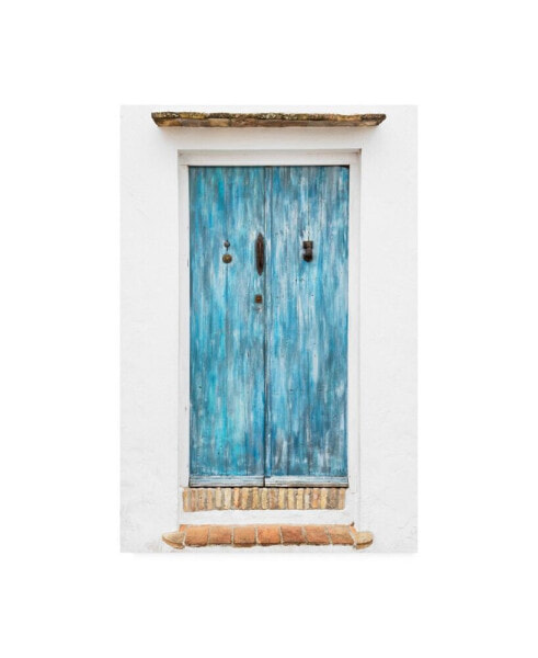 Philippe Hugonnard Made in Spain Old Blue Door Canvas Art - 36.5" x 48"
