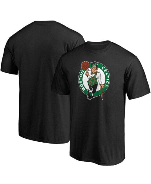 Men's Black Boston Celtics Primary Team Logo T-shirt